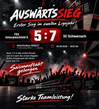 Auswärtssieg in Unterpleichfeld