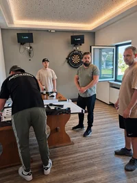 Scolia-Montage an zwei Dartboards