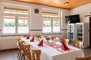 Der Hauptraum im Sportheim in Gerlachshausen