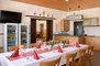 Der Hauptraum im Sportheim in Gerlachshausen
