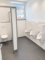 Herrentoilette im Sportheim in Gerlachshausen